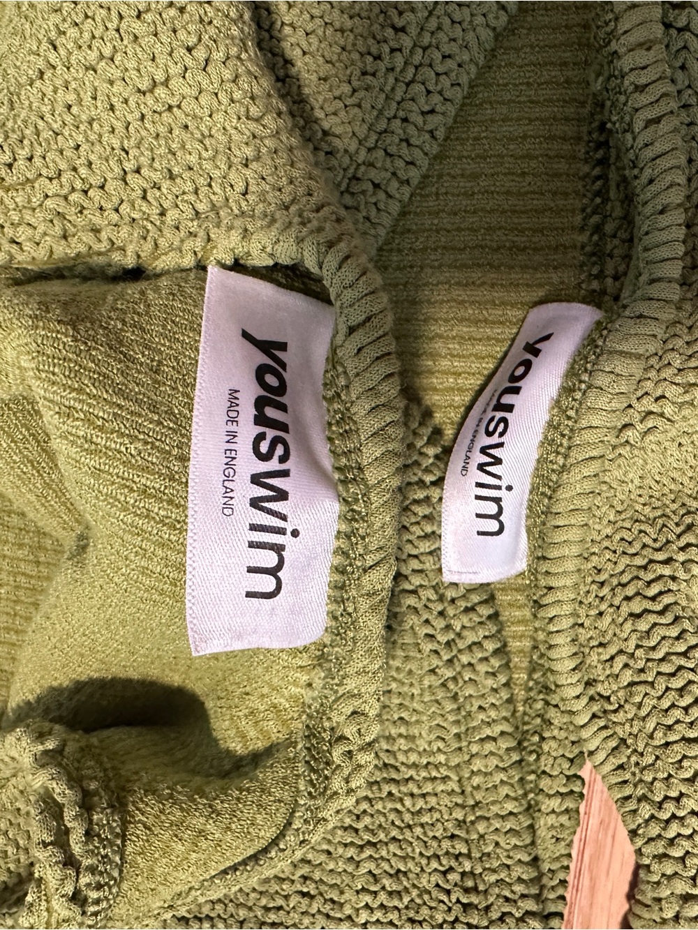Youswim Olive Green Textured Bikini Set - Picture 2 of 2